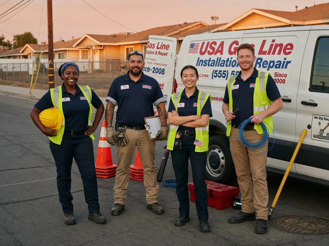 Gas Line Installation company in Mystic, IA